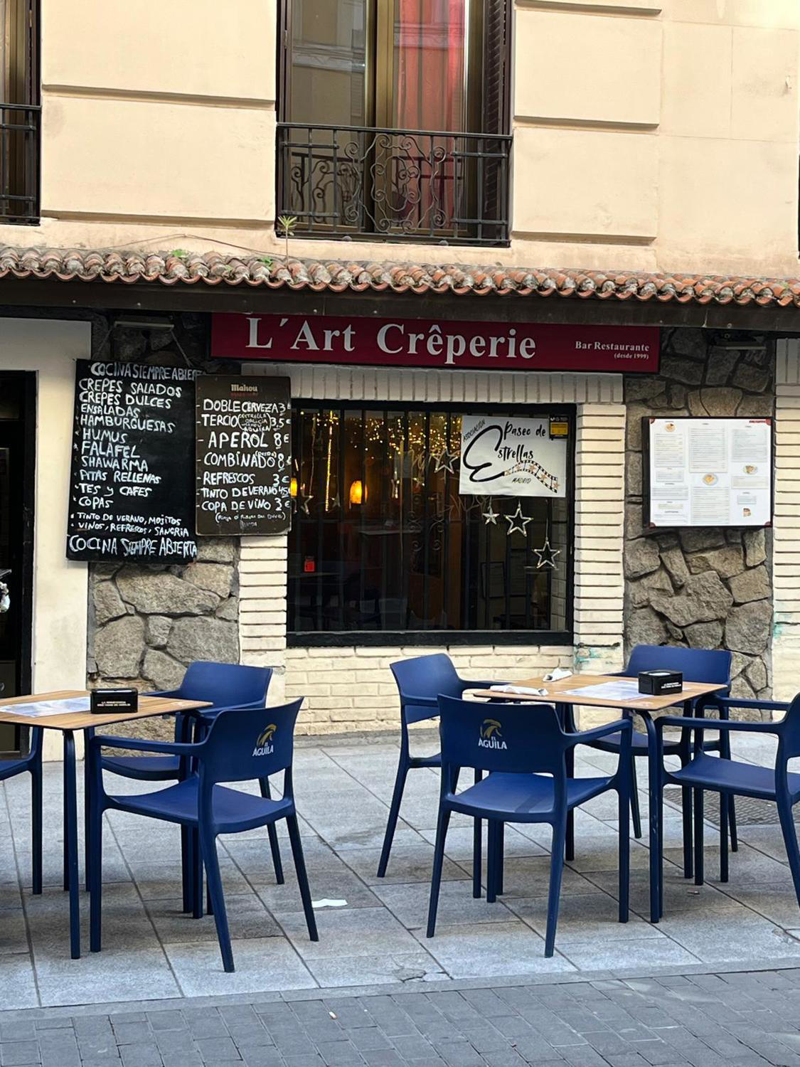 Fachada del restaurante